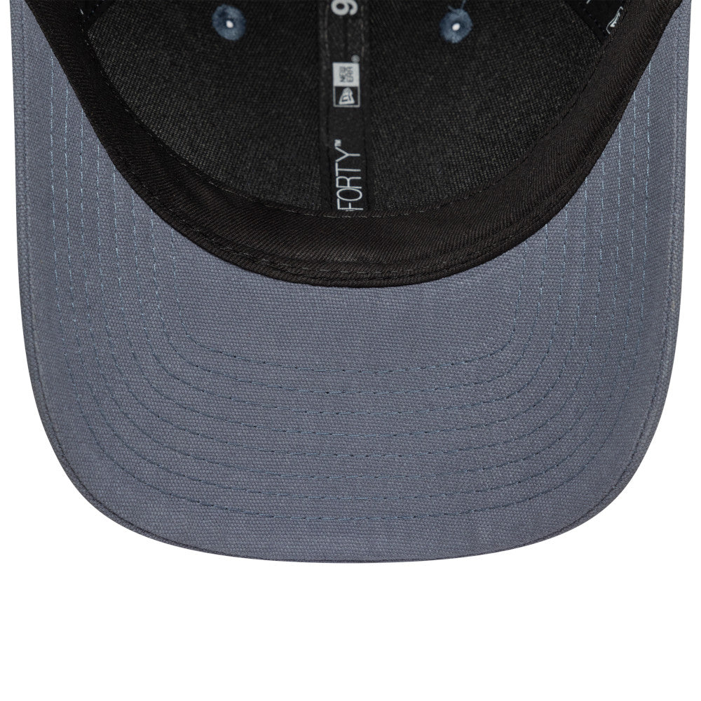 New Era 9FORTY Script Patch Muted Indigo M-Crown Adjustable Cap