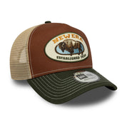 New Era 9FORTY E-Frame Animal Patch Deep Auburn Snapback Cap