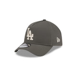 New Era 9FORTY A-Frame Los Angeles Dodgers Moss Canvas Chainstitching Dark Moss Adjustable Cap