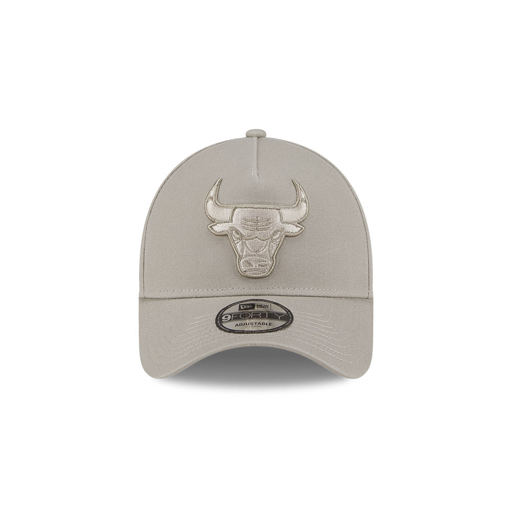 New Era 9FORTY A-Frame Chicago Bulls Pebble Stone Adjustable Cap