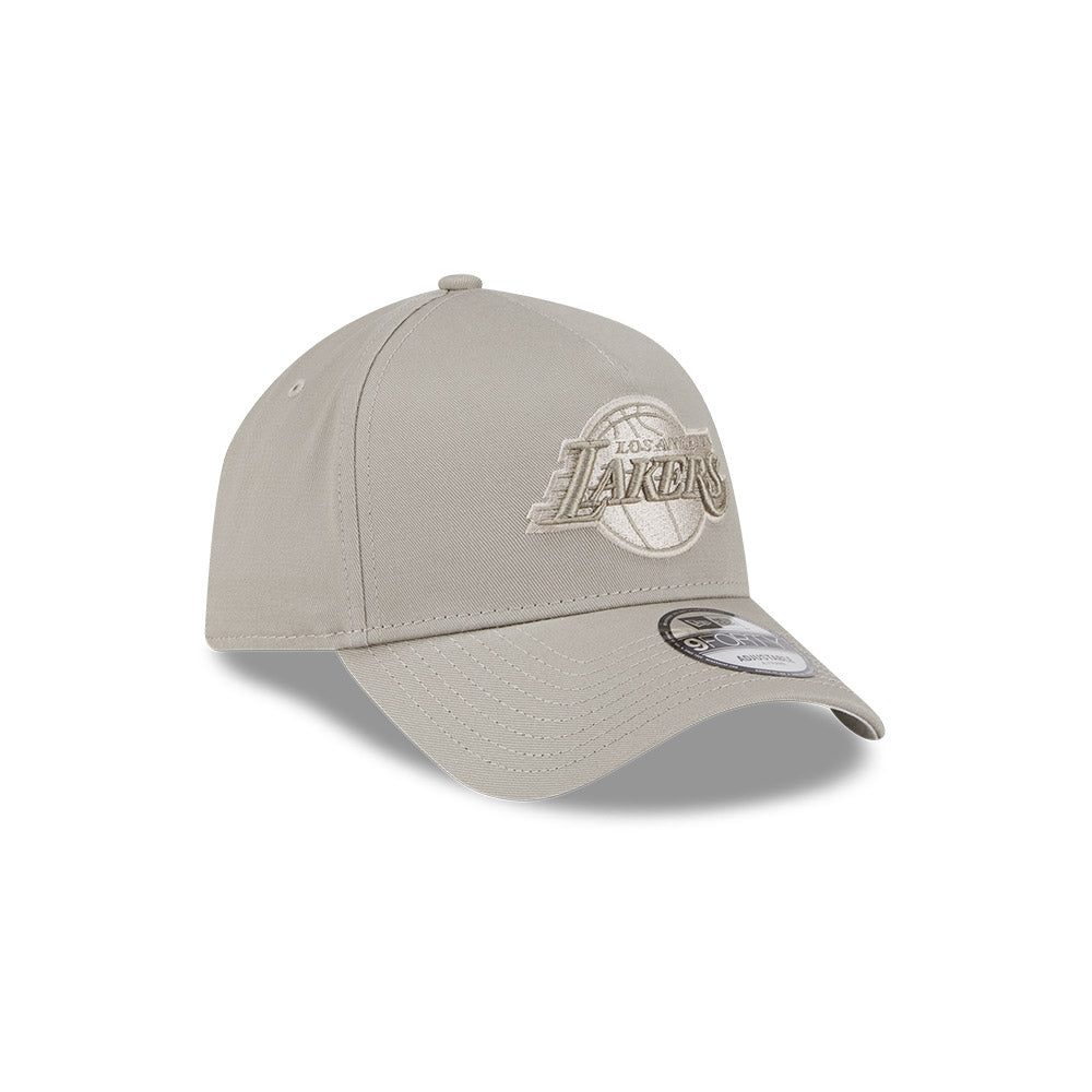New Era 9FORTY A-Frame Los Angeles Lakers Pebble Stone Adjustable Cap