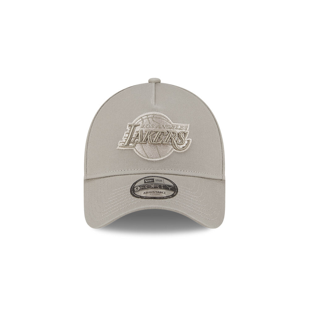 New Era 9FORTY A-Frame Los Angeles Lakers Pebble Stone Adjustable Cap