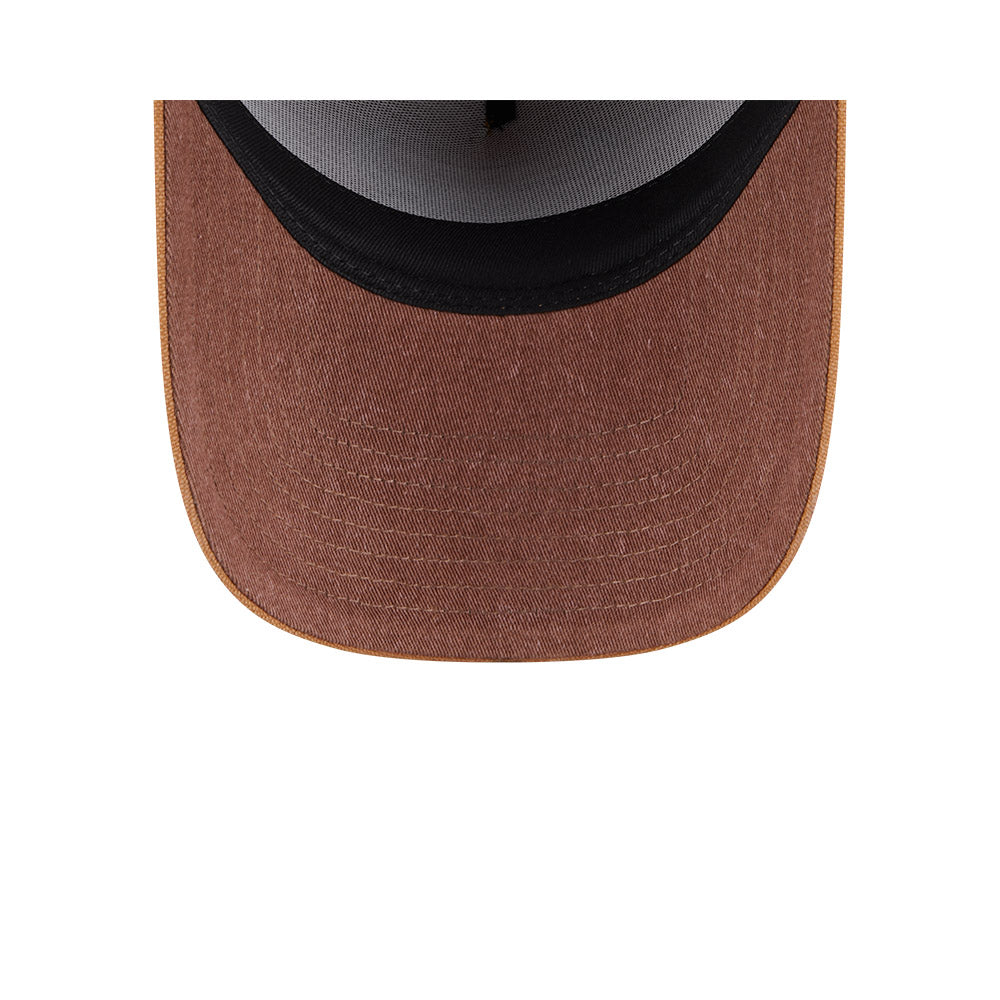 New Era 9FORTY A-Frame Chicago Bulls Washed Canvas Bronze Adjustable Cap