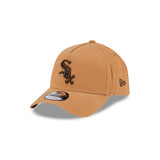 New Era 9FORTY A-Frame Chicago White Sox Washed Canvas Bronze Adjustable Cap