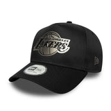 New Era 9FORTY E-Frame Los Angeles Lakers Metallic Black Adjustable Cap