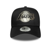 New Era 9FORTY E-Frame Los Angeles Lakers Metallic Black Adjustable Cap