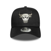 New Era 9FORTY E-Frame Chicago Bulls Metallic Black Adjustable Cap