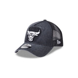 New Era 9FORTY A-Frame Chicago Bulls Washed Denim Black Trucker Cap