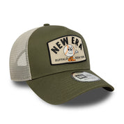 New Era 9FORTY E-Frame NE Summer Patch New Olive Trucker Cap