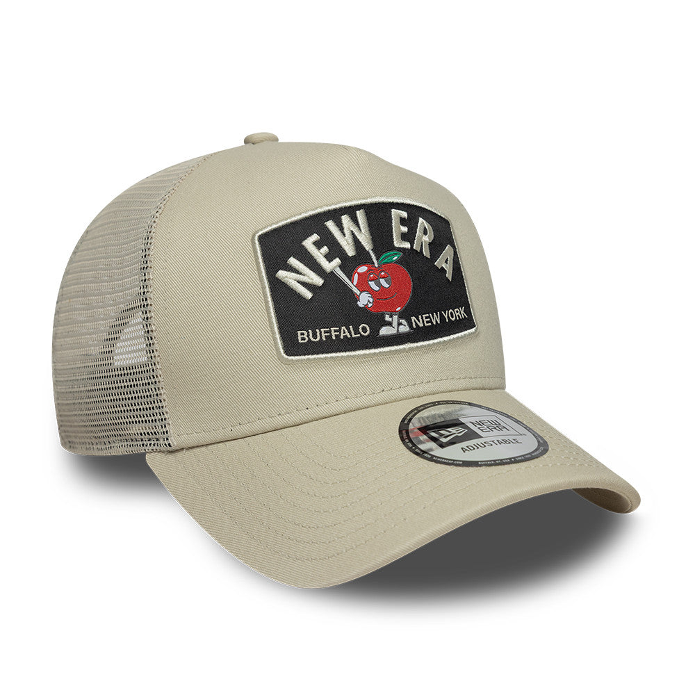 New Era 9FORTY E-Frame NE Summer Patch Stone Trucker Cap