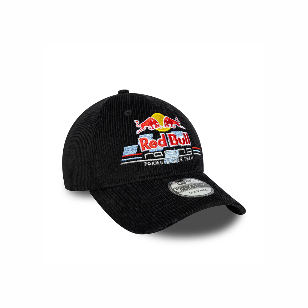 New Era 9FORTY Distressed Cord Red Bull Racing Trucker Cap
