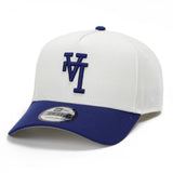 New Era 9FORTY A-Frame Los Angeles Dodgers MLB UPSIDE DOWN Chrome White Snapback Cap