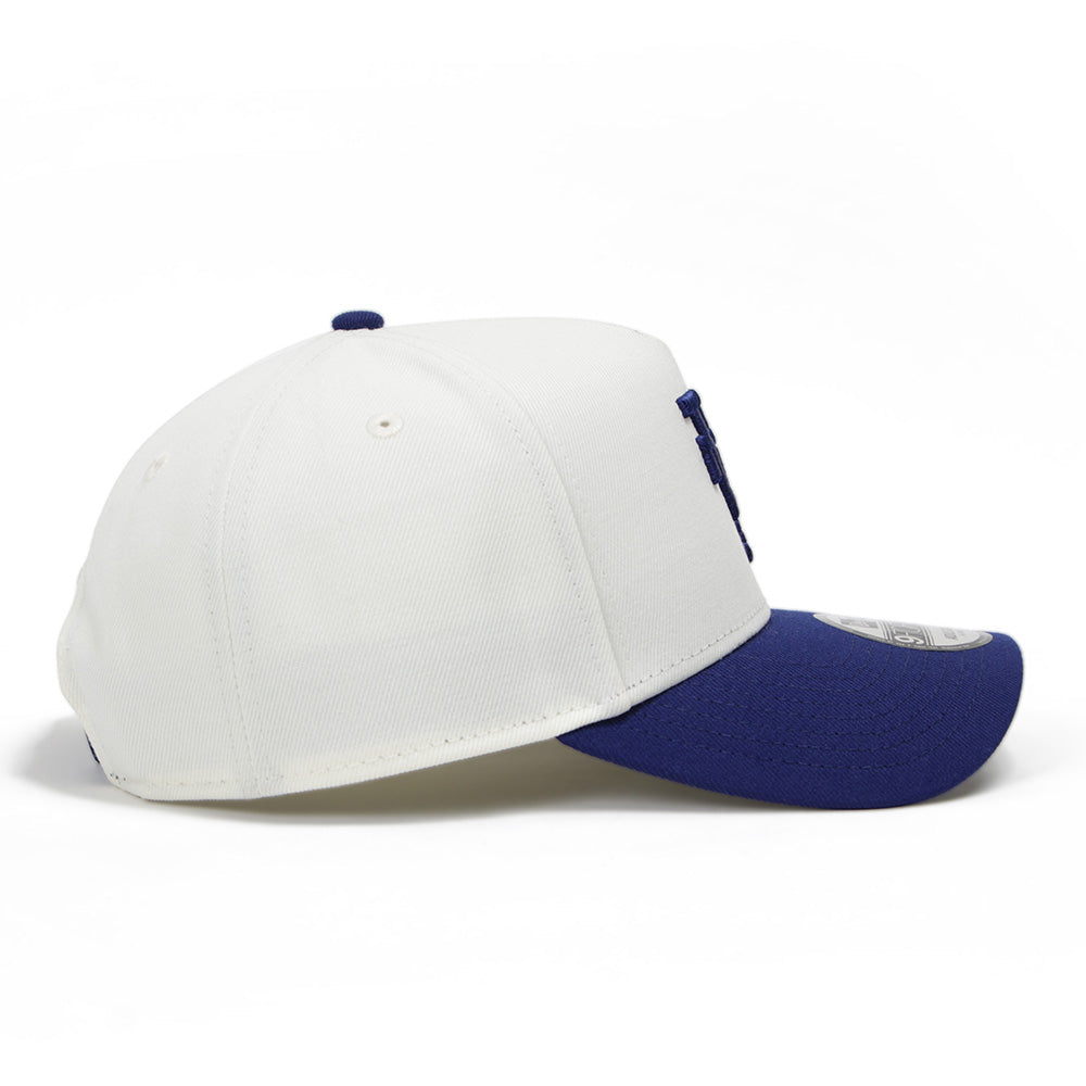 New Era 9FORTY A-Frame Los Angeles Dodgers MLB UPSIDE DOWN Chrome White Snapback Cap