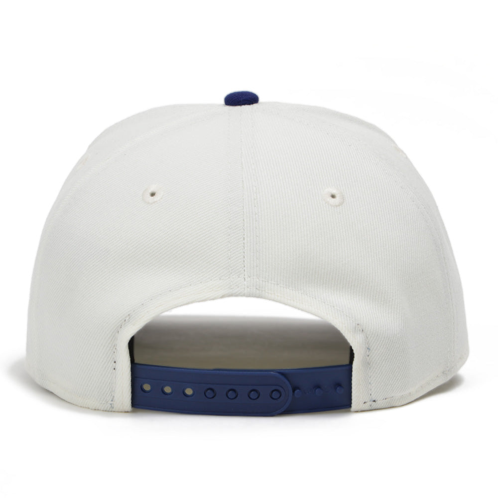 New Era 9FORTY A-Frame Los Angeles Dodgers MLB UPSIDE DOWN Chrome White Snapback Cap
