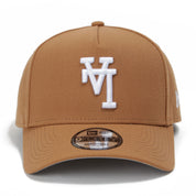 New Era 9FORTY A-Frame Los Angeles Dodgers MLB UPSIDE DOWN Light Bronze Snapback Cap
