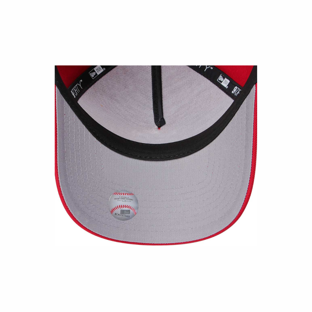 New Era 9FORTY A-Frame Los Angeles Dodgers Red Snapback Cap