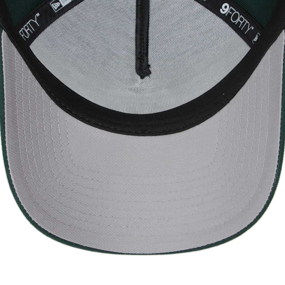 New Era 9FORTY A-Frame Los Angeles Dodgers MLB UPSIDE DOWN Dark Green Snapback Cap