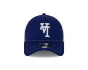 New Era 9FORTY A-Frame Los Angeles Dodgers Upside Down Dark Royal Trucker Cap