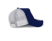 New Era 9FORTY A-Frame Los Angeles Dodgers Upside Down Dark Royal Trucker Cap