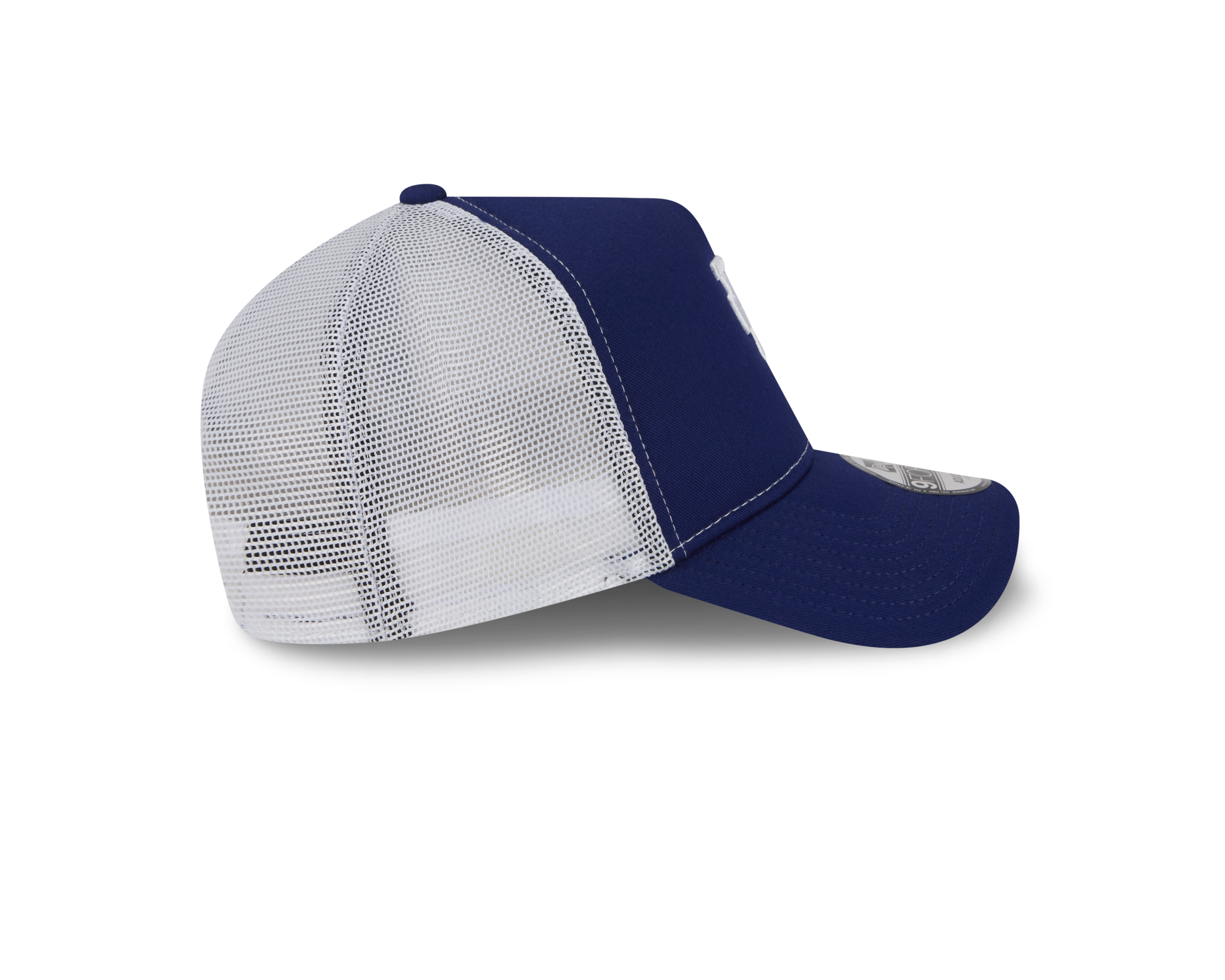 New Era 9FORTY A-Frame Los Angeles Dodgers Upside Down Dark Royal Trucker Cap