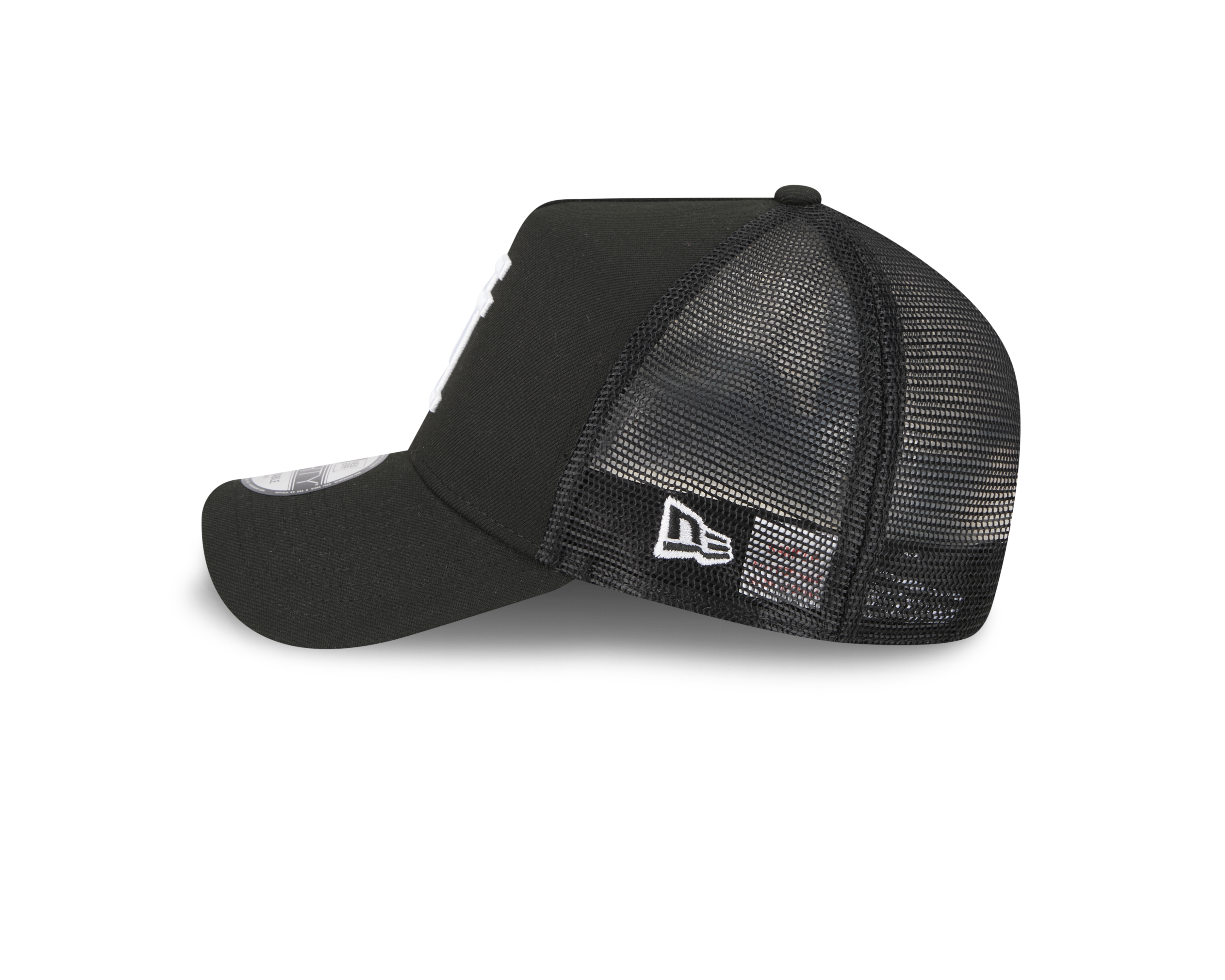 New Era 9FORTY A-Frame Los Angeles Dodgers Upside Down Black Trucker Cap