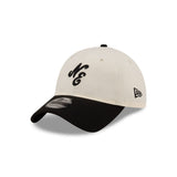 New Era 9TWENTY NE Script Logo Chrome Black Adjustable Cap