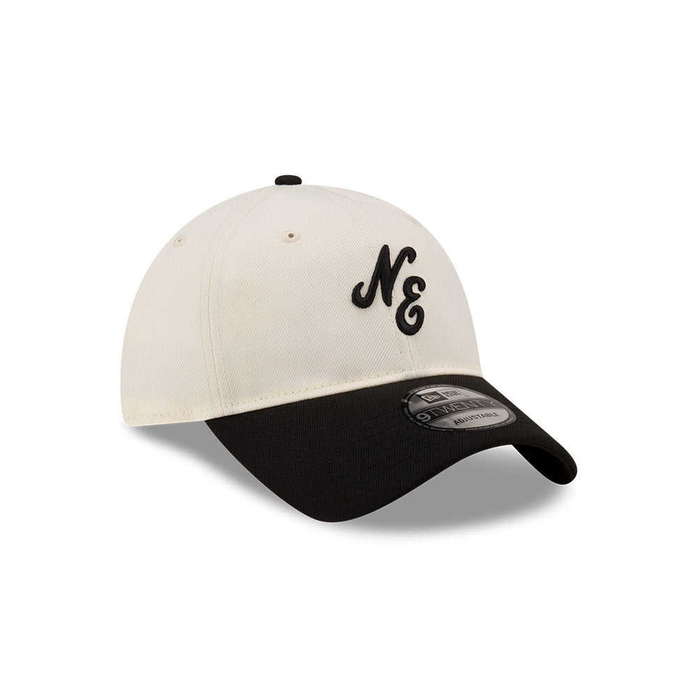 New Era 9TWENTY NE Script Logo Chrome Black Adjustable Cap