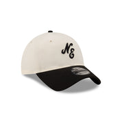 New Era 9TWENTY NE Script Logo Chrome Black Adjustable Cap
