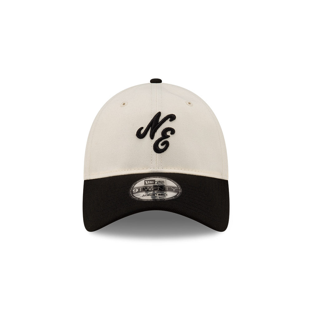 New Era 9TWENTY NE Script Logo Chrome Black Adjustable Cap
