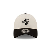 New Era 9TWENTY NE Script Logo Chrome Black Adjustable Cap