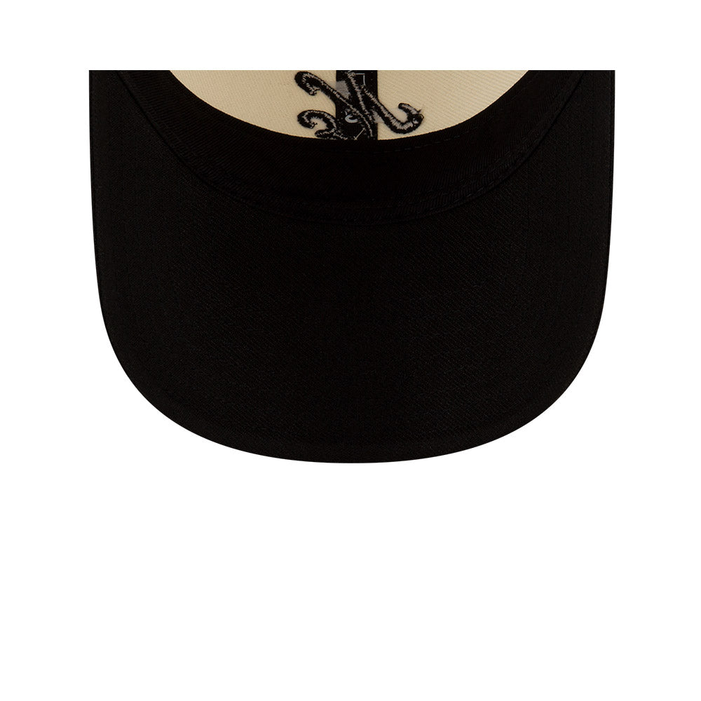 New Era 9TWENTY NE Script Logo Chrome Black Adjustable Cap