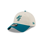 New Era 9TWENTY NE Script Logo Chrome Oceanside Adjustable Cap