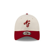 New Era 9TWENTY NE Script Logo Chrome Heather Red Adjustable Cap