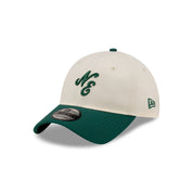 New Era 9TWENTY NE Script Logo Chrome Emerald Adjustable Cap