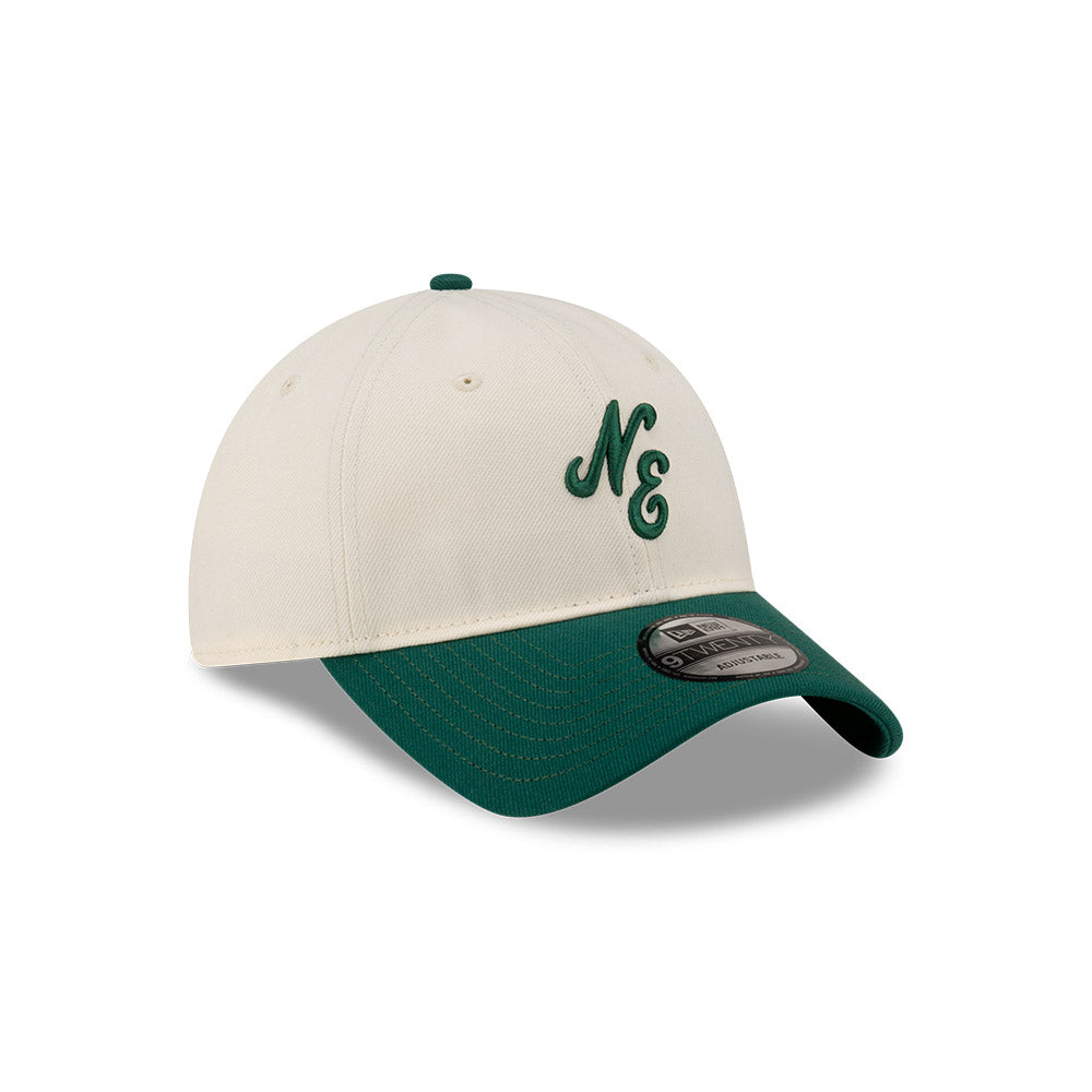New Era 9TWENTY NE Script Logo Chrome Emerald Adjustable Cap