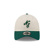 New Era 9TWENTY NE Script Logo Chrome Emerald Adjustable Cap