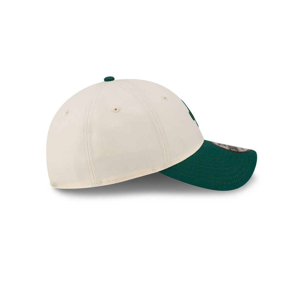 New Era 9TWENTY NE Script Logo Chrome Emerald Adjustable Cap