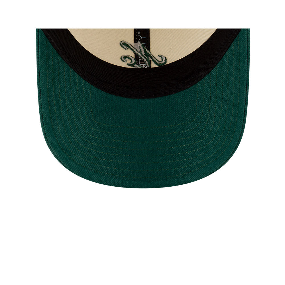 New Era 9TWENTY NE Script Logo Chrome Emerald Adjustable Cap