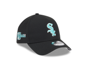 New Era 9FORTY A-Frame Chicago White Sox Black and Seaglass World Series Adjustable Cap
