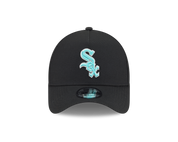 New Era 9FORTY A-Frame Chicago White Sox Black and Seaglass World Series Adjustable Cap