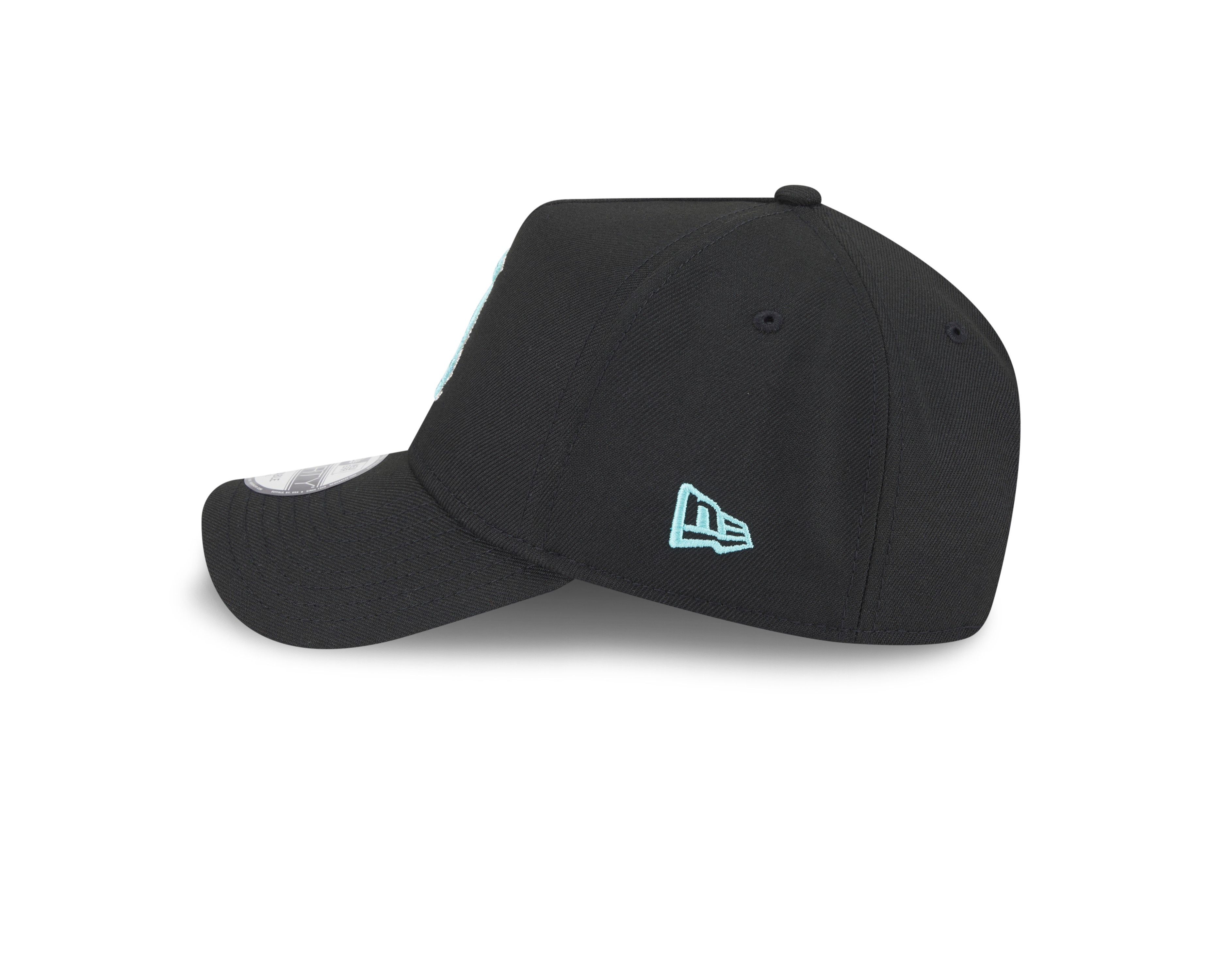 New Era 9FORTY A-Frame Chicago White Sox Black and Seaglass World Series Adjustable Cap