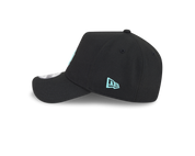 New Era 9FORTY A-Frame Los Angeles Dodgers Black and Seaglass World Series Adjustable Cap
