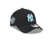 New Era 9FORTY A-Frame New York Yankees Black and Seaglass World Series Adjustable Cap