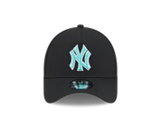 New Era 9FORTY A-Frame New York Yankees Black and Seaglass World Series Adjustable Cap