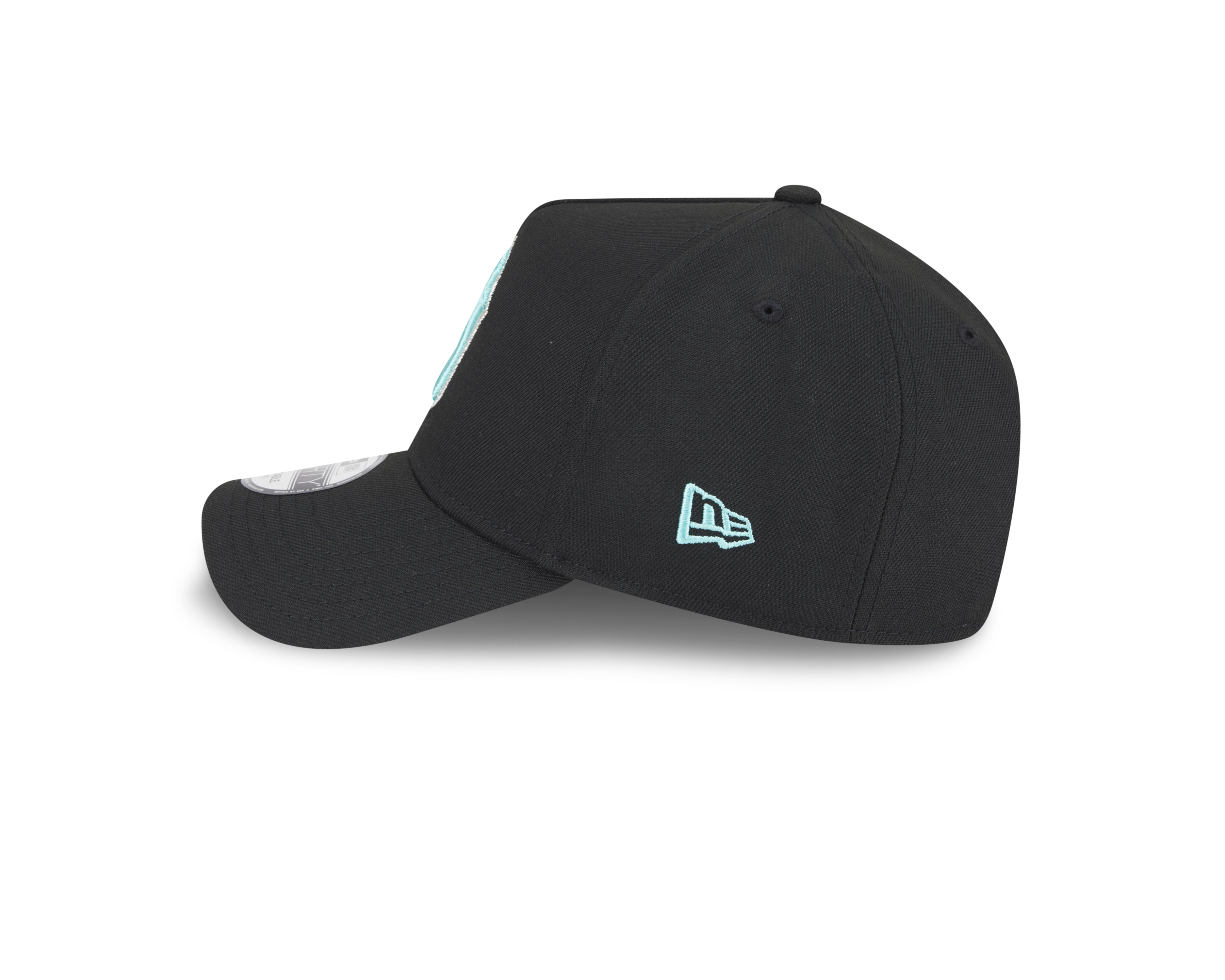 New Era 9FORTY A-Frame New York Yankees Black and Seaglass World Series Adjustable Cap