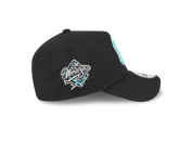 New Era 9FORTY A-Frame New York Yankees Black and Seaglass World Series Adjustable Cap