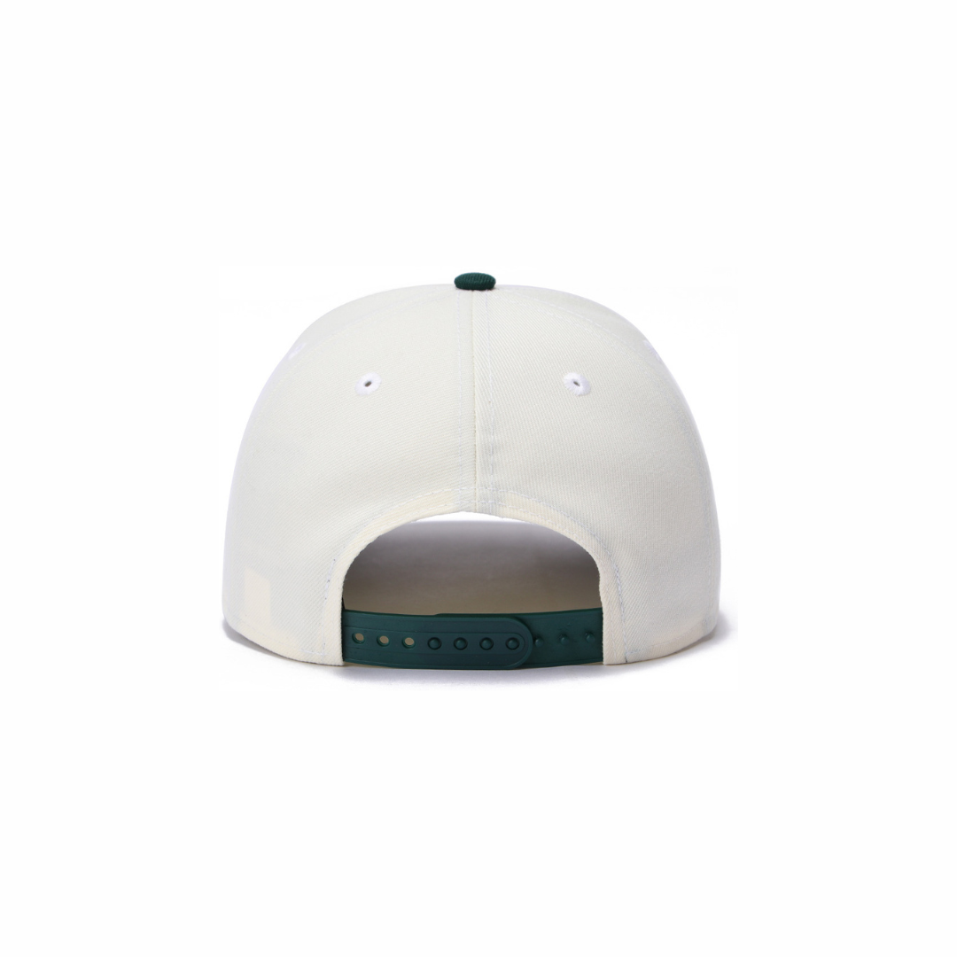 New Era 9FORTY A-Frame Los Angeles Dodgers Chrome Dark Green Snapback Cap