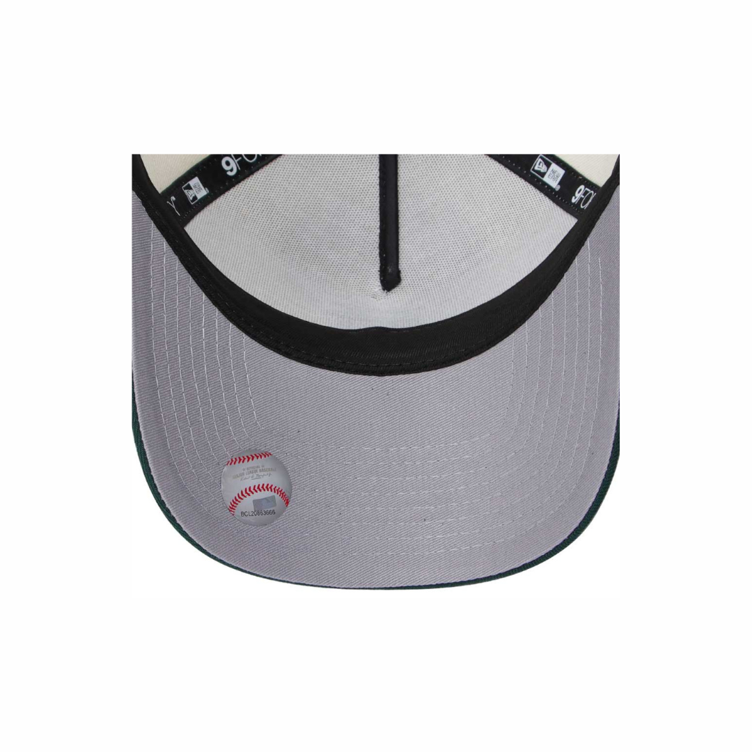 New Era 9FORTY A-Frame Los Angeles Dodgers Chrome Dark Green Snapback Cap