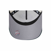 New Era 9FORTY A-Frame Los Angeles Dodgers Chrome Dark Green Snapback Cap