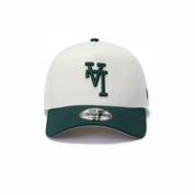 New Era 9FORTY A-Frame Los Angeles Dodgers Chrome Dark Green Snapback Cap